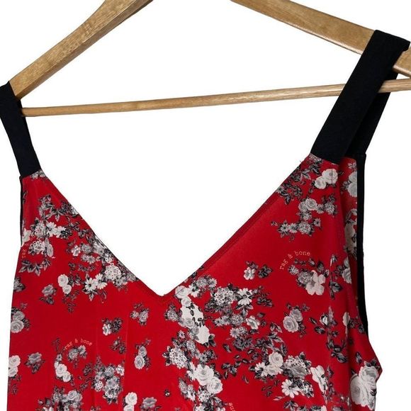 Rag & Bone Scarlet Floral Midi Dress - Picture 5 of 9